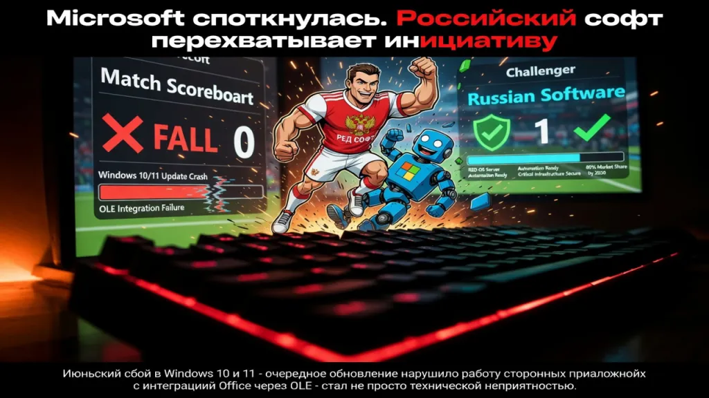 Microsoft споткнулась. Российский софт перехватывает инициативу
