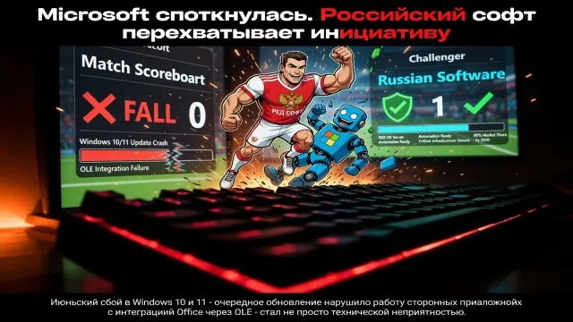 Microsoft споткнулась. Российский софт перехватывает инициативу